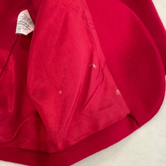 Sag Harbor Red Wool Blazer with Black Velvet Collar - Women’s Size 14, Pre-Owned - Picture 9 of 12